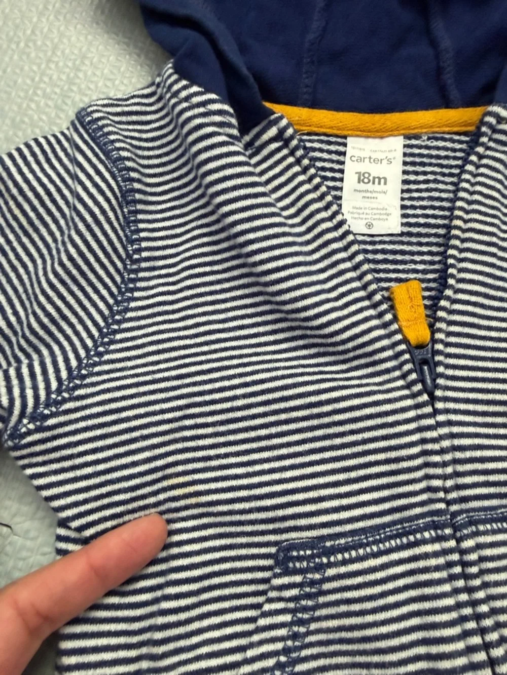 BOGO Carter’s - Elephant & Stripe Outfit, 18 months